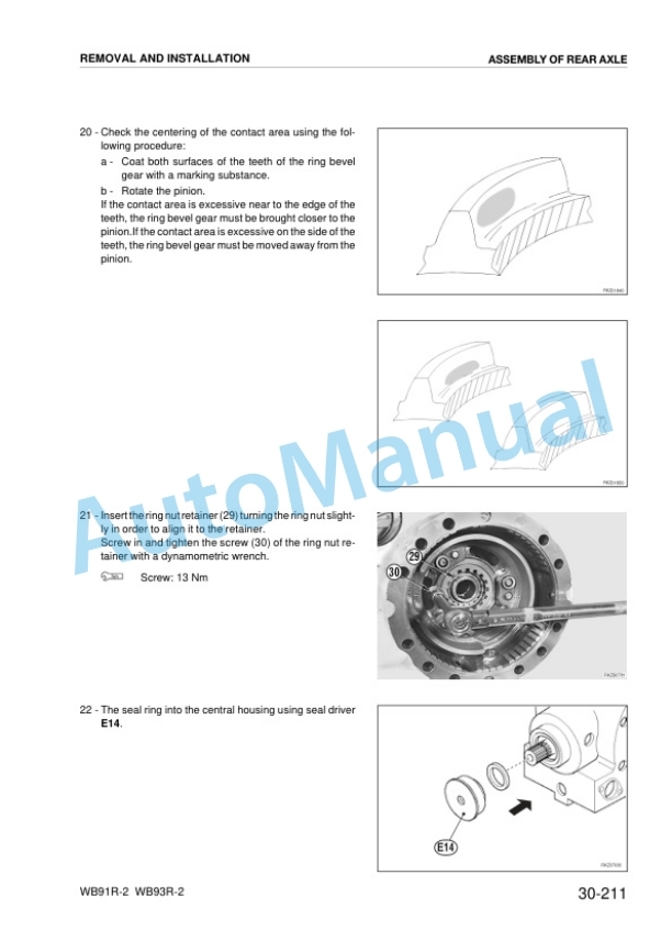 Komatsu WB91R-2, WB93R-2 Backhoe Loader Shop Manual WEBM000405 5 Komatsu WB91R-2, WB93R-2 Backhoe Loader Shop Manual WEBM000405-5