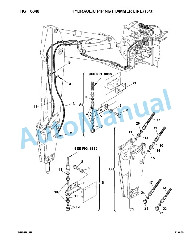 Komatsu WB93R-2 Backhoe Loader Parts Manual 93F23075-up 5 Komatsu WB93R-2 Backhoe Loader Parts Manual 93F23075-up-5