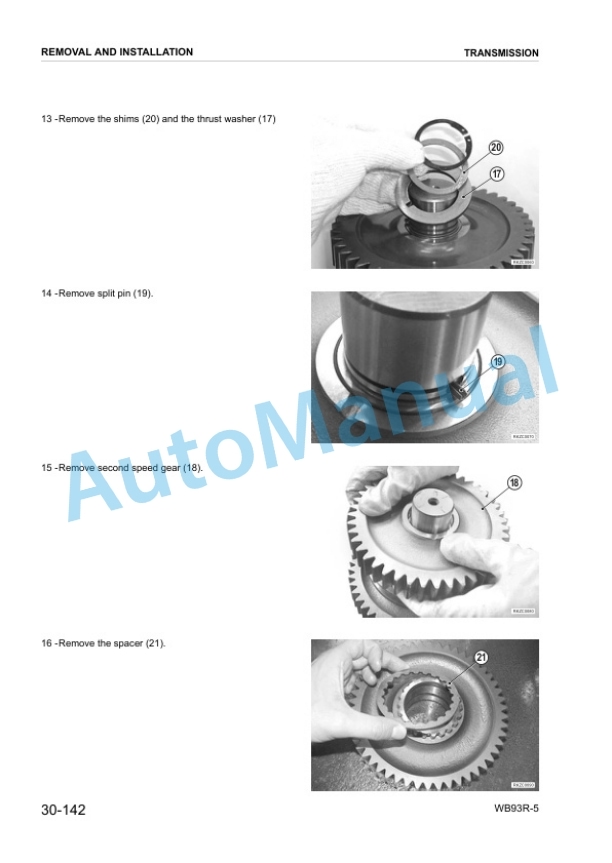 Komatsu WB93R-5 Backhoe Loader Shop Manual WEBM005800 4 Komatsu WB93R-5 Backhoe Loader Shop Manual WEBM005800 - Image 4