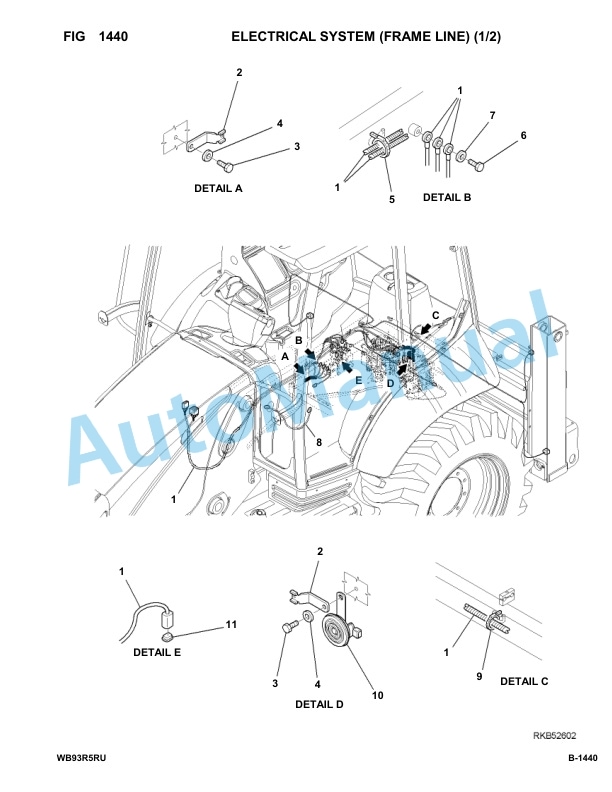 Komatsu WB93R-5E0 Backhoe Loader Parts Manual - F61778 - F61782 - F61801 - F61802 2 Komatsu WB93R-5E0 Backhoe Loader Parts Manual - F61778 - F61782 - F61801 - F61802-2