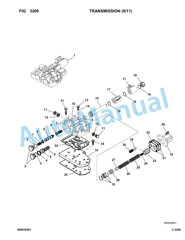 Komatsu WB93S-5E0 Backhoe Loader Parts Manual F20466-UP 2 Komatsu WB93S-5E0 Backhoe Loader Parts Manual F20466-UP-2
