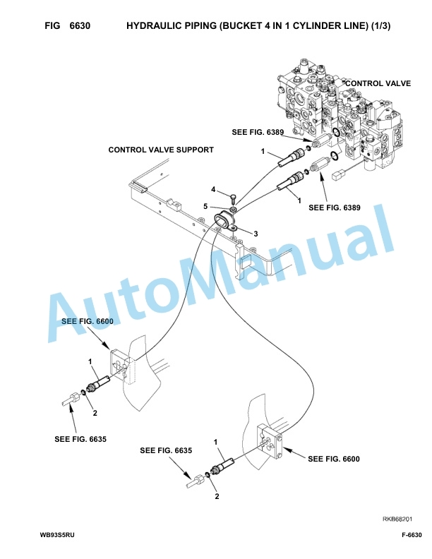 Komatsu WB93S-5E0 Backhoe Loader Parts Manual - F20526 - F20555 - F20557 - F20562 - F20566 5 Komatsu WB93S-5E0 Backhoe Loader Parts Manual - F20526 - F20555 - F20557 - F20562 - F20566-5