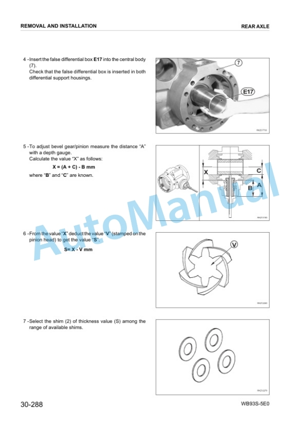 Komatsu WB93S-5E0 Backhoe Loader Shop Manual WEBM008301 5 Komatsu WB93S-5E0 Backhoe Loader Shop Manual WEBM008301 - Image 5