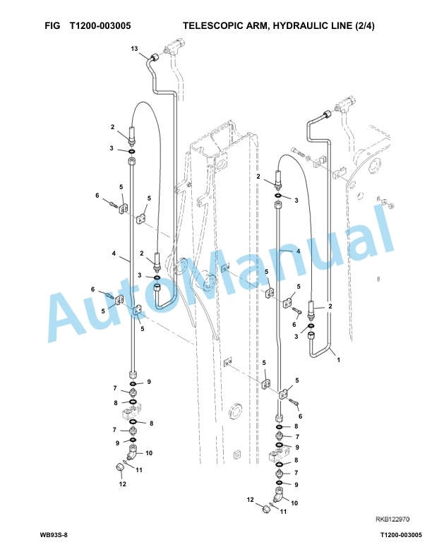 Komatsu WB93S-8 Backhoe Loader Parts Manual F20001-up 5 Komatsu WB93S-8 Backhoe Loader Parts Manual F20001-up-5