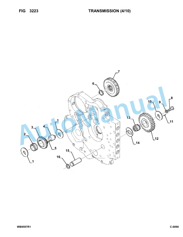 Komatsu WB95R-1, WB97R-1 Backhoe Loader Parts Manual 8901442-UP 3 Komatsu WB95R-1, WB97R-1 Backhoe Loader Parts Manual 8901442-UP-3