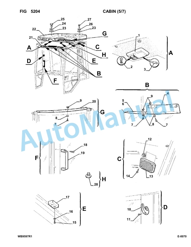 Komatsu WB95R-1, WB97R-1 Backhoe Loader Parts Manual 8901442-UP 4 Komatsu WB95R-1, WB97R-1 Backhoe Loader Parts Manual 8901442-UP-4