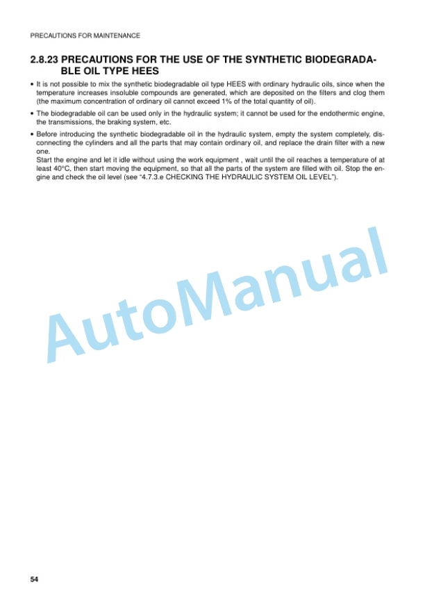 Alternative view of Komatsu WB97R-2 Avance Backhoe Loader Operation and Maintenance Manual WEAM000605