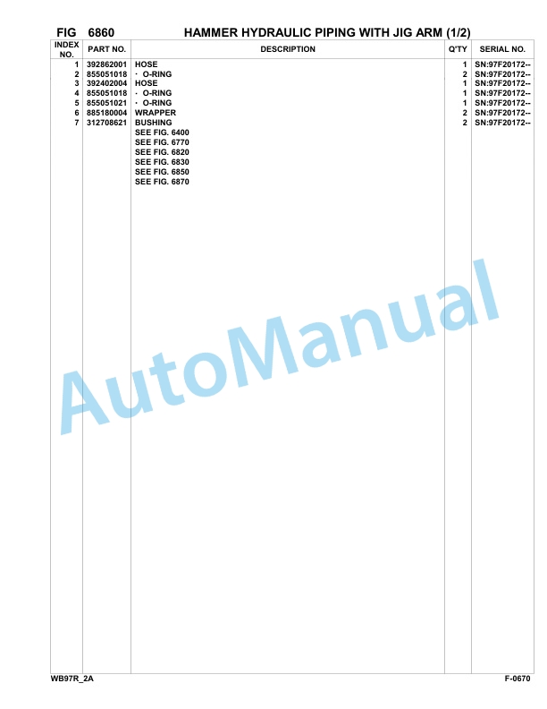 Komatsu WB97R-2 Backhoe Loader Parts Manual 97F20172-up 5 Komatsu WB97R-2 Backhoe Loader Parts Manual 97F20172-up-5