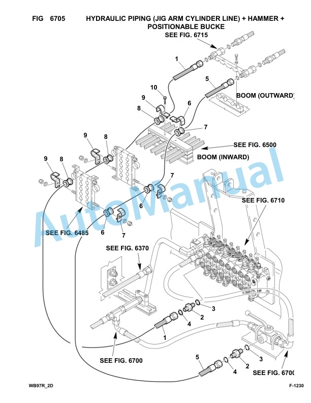 Komatsu WB97R-2 Backhoe Loader Parts Manual 97F21409-up-5