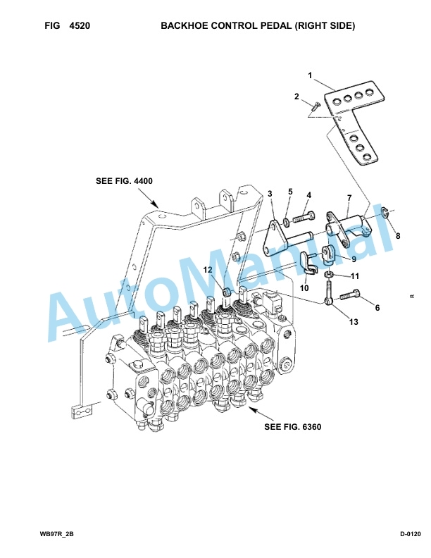 Komatsu WB97R-2B Backhoe Loader Parts Manual 97F20743-up 3 Komatsu WB97R-2B Backhoe Loader Parts Manual 97F20743-up-3