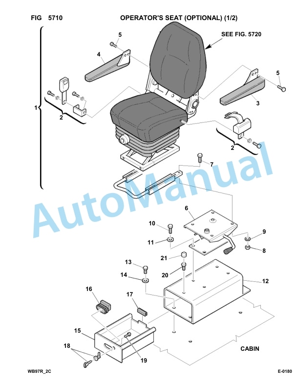 Komatsu WB97R-2B Backhoe Loader Parts Manual 97F20887-up 3 Komatsu WB97R-2B Backhoe Loader Parts Manual 97F20887-up-3