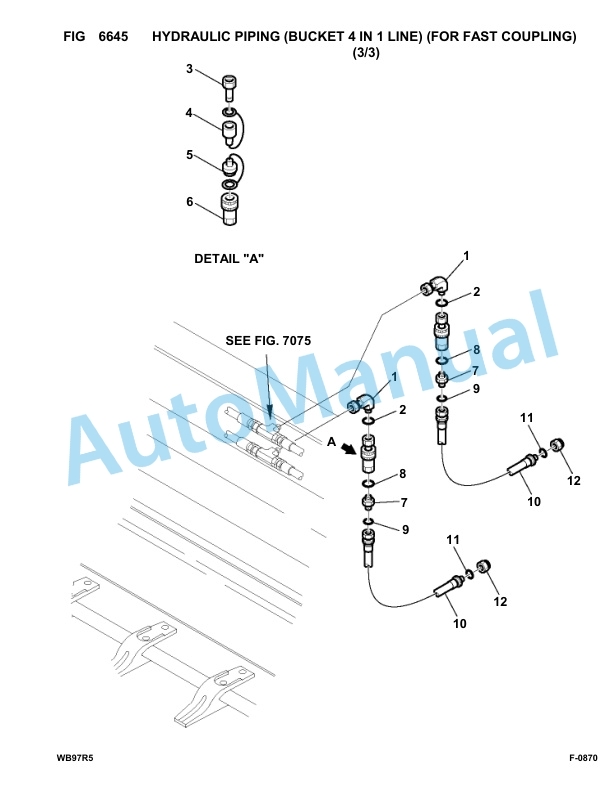Komatsu WB97R-5 Backhoe Loader Parts Manual F50003-up 4 Komatsu WB97R-5 Backhoe Loader Parts Manual F50003-up-4