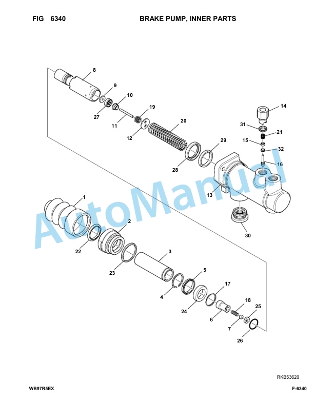 Komatsu WB97R-5E0 Backhoe Loader Parts Manual F90001-UP 4 Komatsu WB97R-5E0 Backhoe Loader Parts Manual F90001-UP-4
