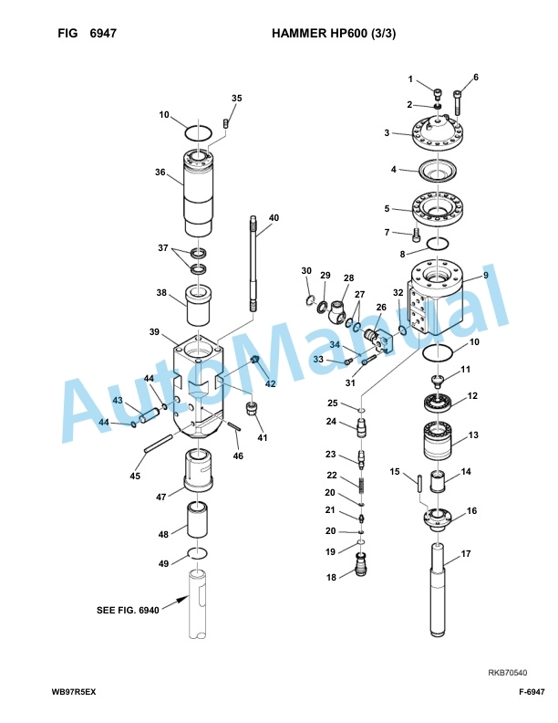 Komatsu WB97R-5E0 Backhoe Loader Parts Manual F90001-UP 5 Komatsu WB97R-5E0 Backhoe Loader Parts Manual F90001-UP-5
