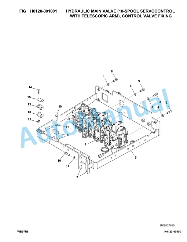 Komatsu WB97R-8 Backhoe Loader Parts Manual F60001-up 2 Komatsu WB97R-8 Backhoe Loader Parts Manual F60001-up-2
