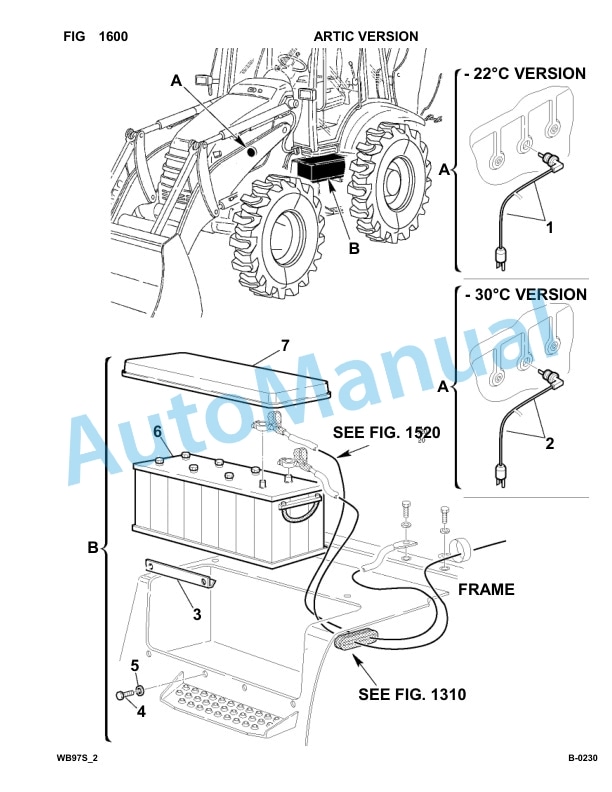 Komatsu WB97S-2 Backhoe Loader Parts Manual 97SF10001-up 2 Komatsu WB97S-2 Backhoe Loader Parts Manual 97SF10001-up-2