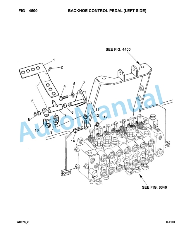 Komatsu WB97S-2 Backhoe Loader Parts Manual 97SF10001-up 3 Komatsu WB97S-2 Backhoe Loader Parts Manual 97SF10001-up-3