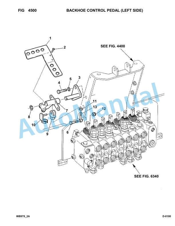 Komatsu WB97S-2 Backhoe Loader Parts Manual 97SF10281-up 3 Komatsu WB97S-2 Backhoe Loader Parts Manual 97SF10281-up-3