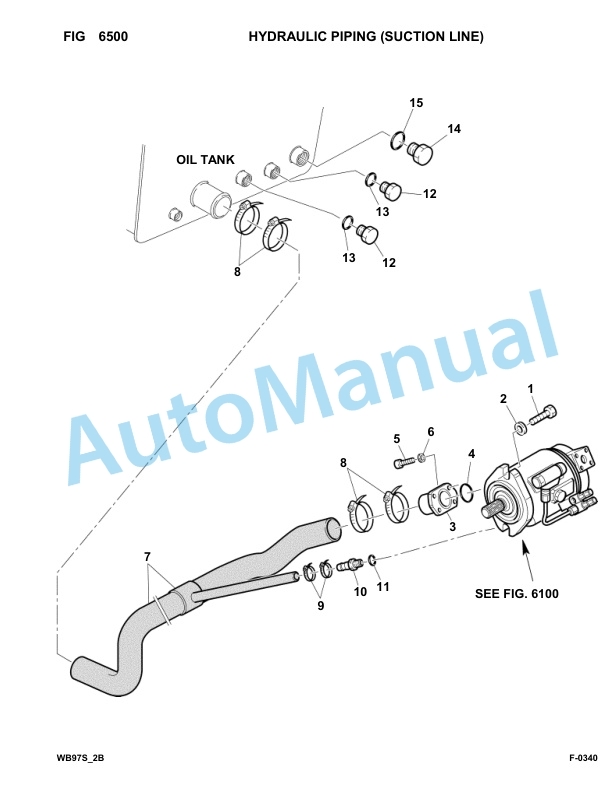 Komatsu WB97S-2 Backhoe Loader Parts Manual 97SF10431-up 4 Komatsu WB97S-2 Backhoe Loader Parts Manual 97SF10431-up-4