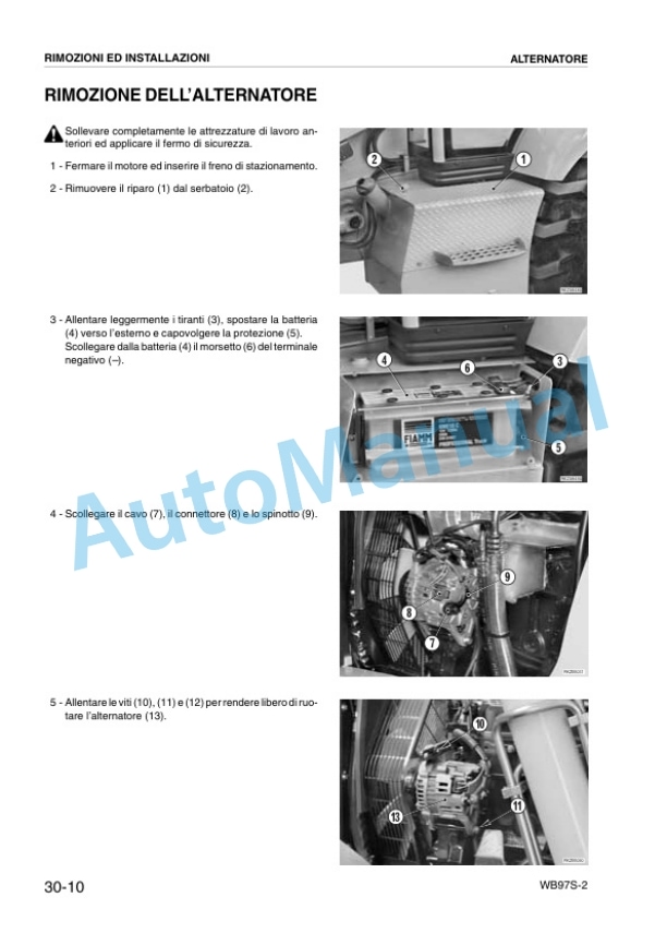 Komatsu WB97S-2 Terna Workshop Manual WHBM002403 3 Komatsu WB97S-2 Terna Workshop Manual WHBM002403 - Image 3