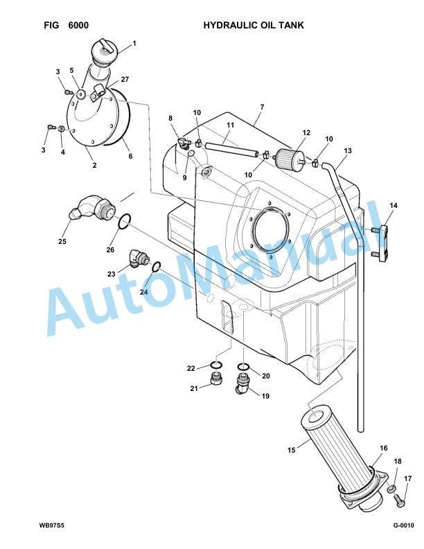 Komatsu WB97S-5 Backhoe Loader Parts Manual F00003-up 3 Komatsu WB97S-5 Backhoe Loader Parts Manual F00003-up-3