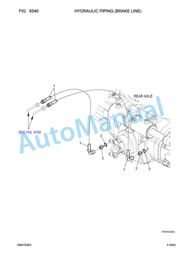 Komatsu WB97S-5E0 Backhoe Loader Parts Manual F30003 4 Komatsu WB97S-5E0 Backhoe Loader Parts Manual F30003-4