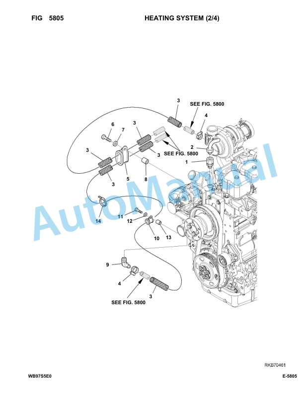 Komatsu WB97S-5E0 Backhoe Loader Parts Manual F30003-UP 3 Komatsu WB97S-5E0 Backhoe Loader Parts Manual F30003-UP-3