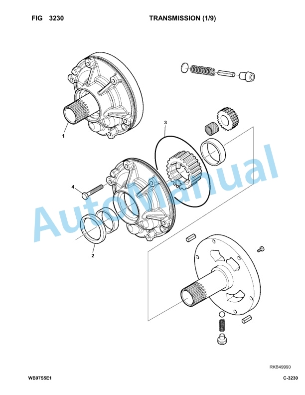 Komatsu WB97S-5E0 Backhoe Loader Parts Manual F30451-UP 2 Komatsu WB97S-5E0 Backhoe Loader Parts Manual F30451-UP-2