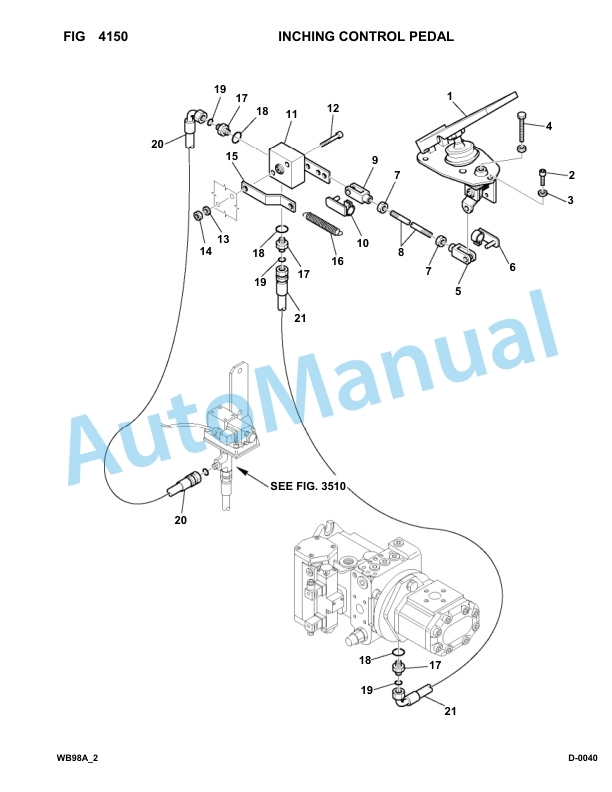 Komatsu WB98A-2 Backhoe Loader Parts Manual WB98F20001-UP 3 Komatsu WB98A-2 Backhoe Loader Parts Manual WB98F20001-UP-3