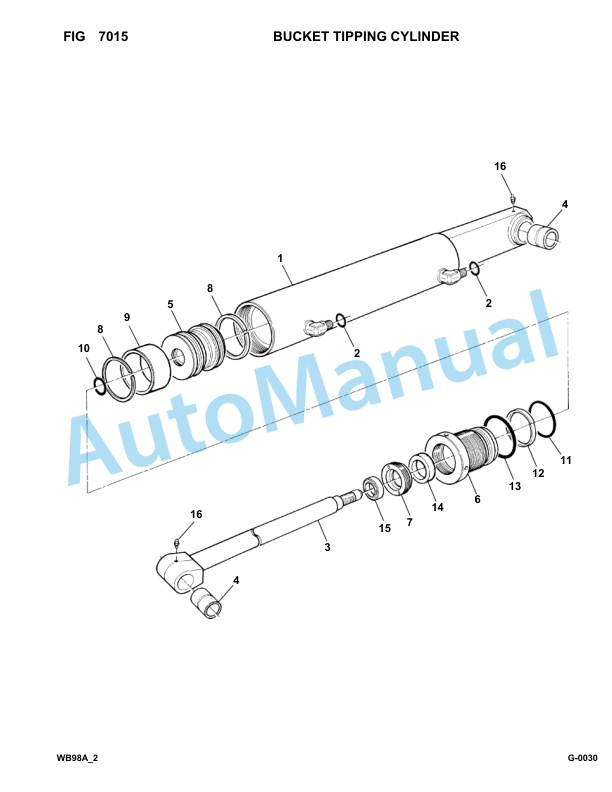 Komatsu WB98A-2 Backhoe Loader Parts Manual WB98F20001-UP 5 Komatsu WB98A-2 Backhoe Loader Parts Manual WB98F20001-UP-5
