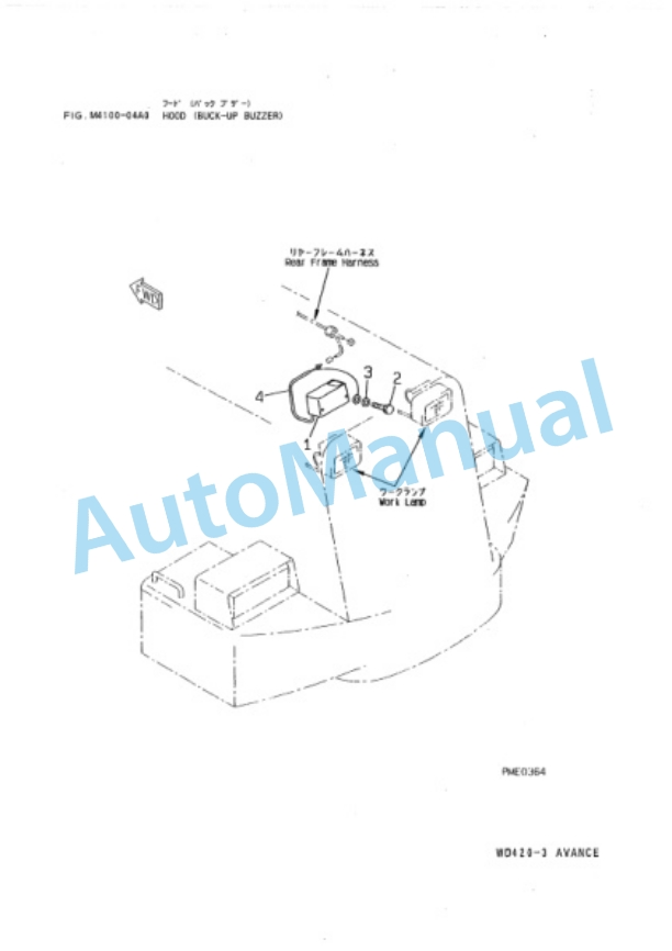Komatsu WD420-3 Wheel Dozer Parts Manual PEPBP01100 5 Komatsu WD420-3 Wheel Dozer Parts Manual PEPBP01100-5