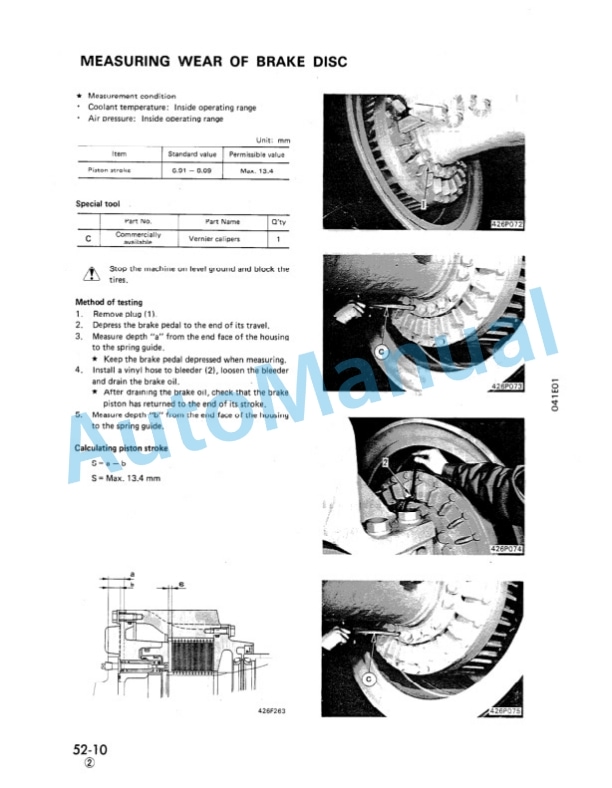 Komatsu WD600-1 Wheel Dozer Shop Manual SEBM041E0104 4 Komatsu WD600-1 Wheel Dozer Shop Manual SEBM041E0104 - Image 4