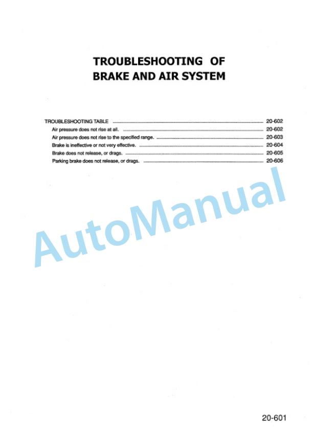 Komatsu WD600-1H Shop Manual SEBMW01501 3 Komatsu WD600-1H Shop Manual SEBMW01501 - Image 3