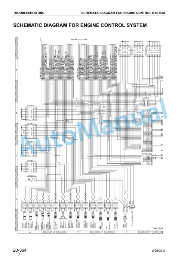 Komatsu WD600-3 Wheel Dozer Shop Manual SEBM022905 3 Komatsu WD600-3 Wheel Dozer Shop Manual SEBM022905 - Image 3