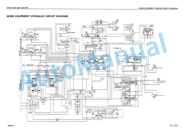 Alternative view of Komatsu WD900-3 Wheel Dozer Shop Manual SEBMW00601