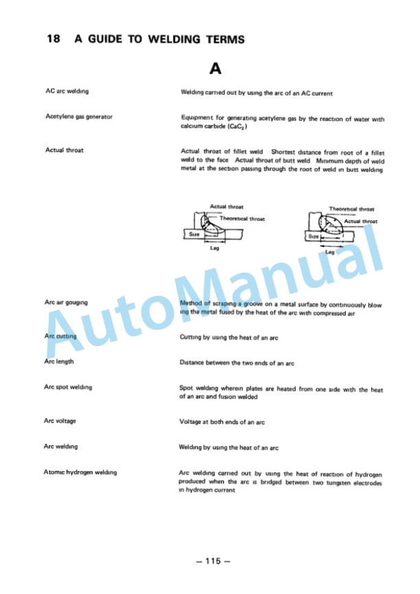 Alternative view of Komatsu Welding I Shop Manual SEBF14001