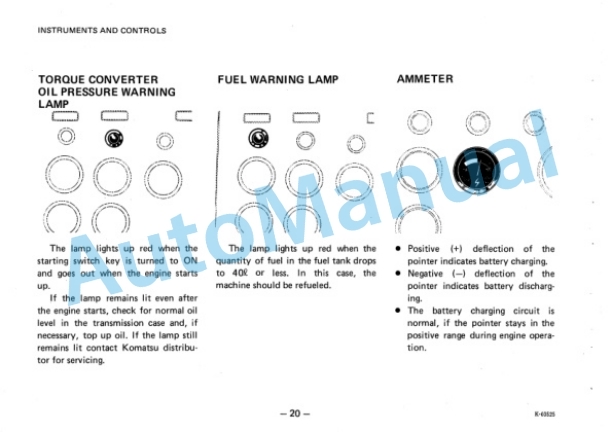 Alternative view of Komatsu WF22A-2 Soil Compactor, WF22T-2 Trash Compactor Operation and Maintenance Manual SEAM256B01