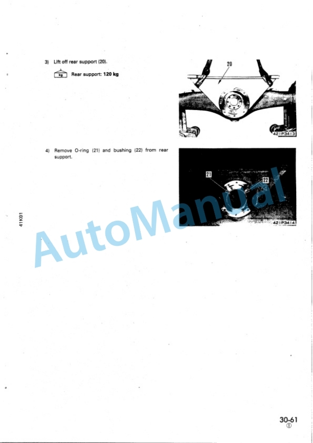 Komatsu WF450T-1A Trash Compactor Shop Manual SEBM041K0101 4 Komatsu WF450T-1A Trash Compactor Shop Manual SEBM041K0101 - Image 4