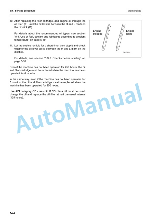 Komatsu WF550-3 Trash Compactor Operation and Maintenance Manual VEAM100200 5 Komatsu WF550-3 Trash Compactor Operation and Maintenance Manual VEAM100200 - Image 5