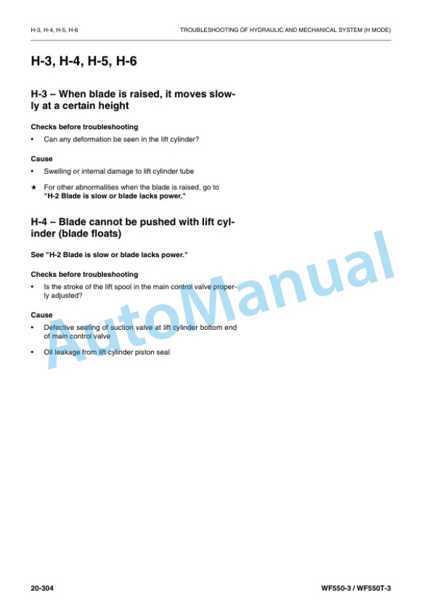 Komatsu WF550-3, WF550T-3 Trash Compactor Shop Manual VEBM090100 4 Komatsu WF550-3, WF550T-3 Trash Compactor Shop Manual VEBM090100 - Image 4