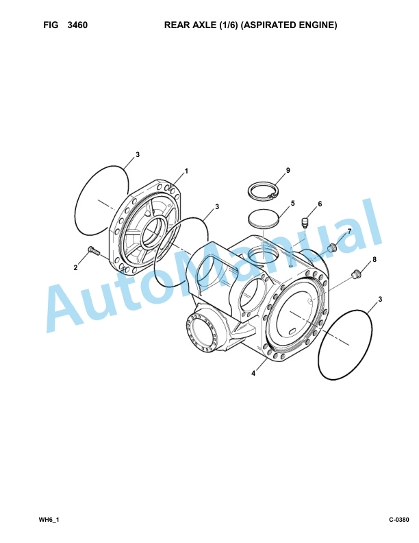 Komatsu WH609-1, WH613-1 Parts Manual 395F60261-UP 3 Komatsu WH609-1, WH613-1 Parts Manual 395F60261-UP-3