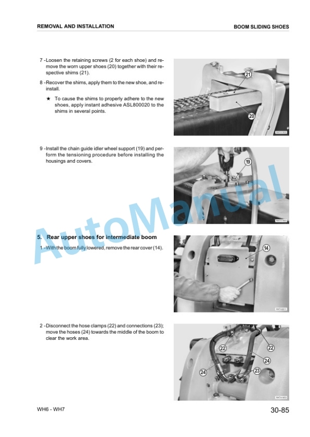 Komatsu WH609-1, WH613-1, WH713-1, WH714-1, WH714H-1, WH716-1 Telescopic Handler Shop Manual WEBM005700 4 Komatsu WH609-1, WH613-1, WH713-1, WH714-1, WH714H-1, WH716-1 Telescopic Handler Shop Manual WEBM005700 - Image 4