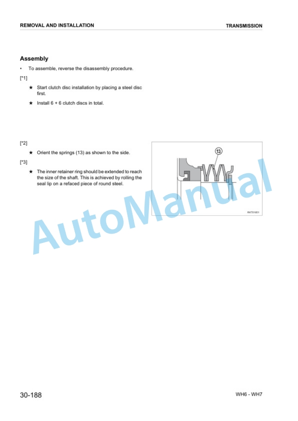Komatsu WH609-1, WH613-1, WH713-1, WH714-1, WH714H-1, WH716-1 Telescopic Handler Shop Manual WEBM005700 5 Komatsu WH609-1, WH613-1, WH713-1, WH714-1, WH714H-1, WH716-1 Telescopic Handler Shop Manual WEBM005700 - Image 5
