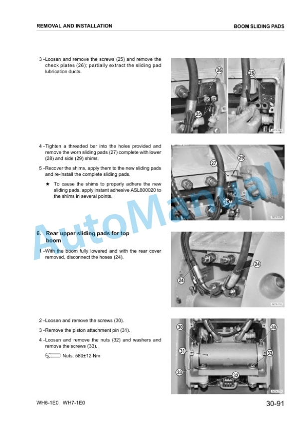 Komatsu WH609-1E0, WH613-1E0, WH713-1E0, WH714H-1E0, WH716-1E0 Telescopic Handler Shop Manual WEBM008500 4 Komatsu WH609-1E0, WH613-1E0, WH713-1E0, WH714H-1E0, WH716-1E0 Telescopic Handler Shop Manual WEBM008500 - Image 4