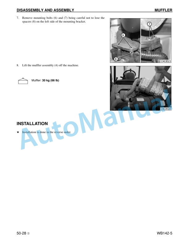 Komatsu WP142-5 Backhoe Loader Shop Manual CEBM018903 3 Komatsu WP142-5 Backhoe Loader Shop Manual CEBM018903 - Image 3