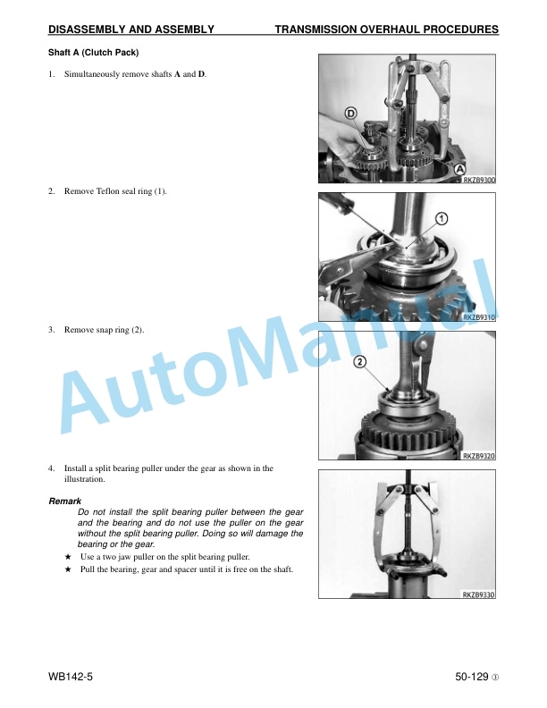 Komatsu WP142-5 Backhoe Loader Shop Manual CEBM018903 4 Komatsu WP142-5 Backhoe Loader Shop Manual CEBM018903 - Image 4