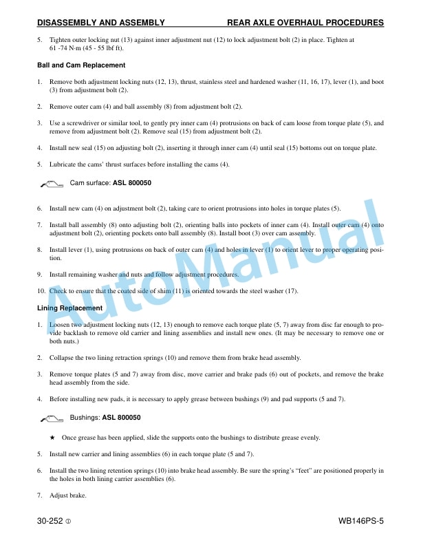 Komatsu WP146PS-5 Backhoe Loader Shop Manual CEBM018501 5 Komatsu WP146PS-5 Backhoe Loader Shop Manual CEBM018501 - Image 5