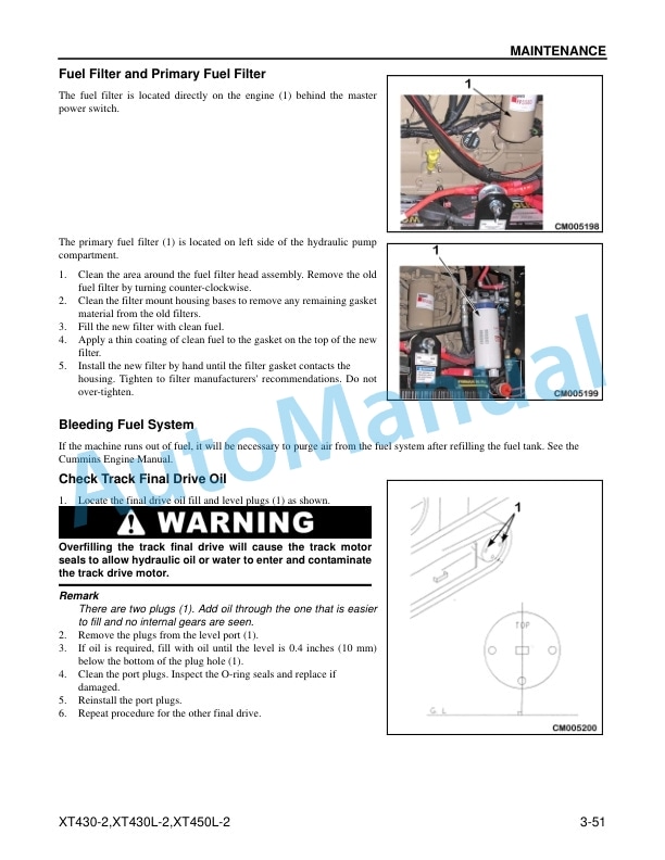 Komatsu XT430-2, XT430L-2, XT450L-2 Crawler Feller Buncher Operation and Maintenance Manual CEAM029102 5 Komatsu XT430-2, XT430L-2, XT450L-2 Crawler Feller Buncher Operation and Maintenance Manual CEAM029102 - Image 5