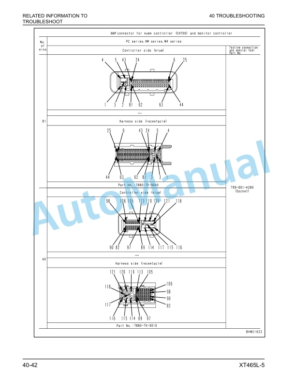 Komatsu XT465L-5 Crawler Feller Buncher Shop Manual CEBM034103 4 Komatsu XT465L-5 Crawler Feller Buncher Shop Manual CEBM034103 - Image 4