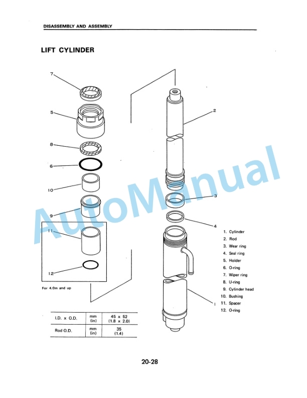 Komatsu XXAM Forklift Truck Shop Manual SM018 5 Komatsu XXAM Forklift Truck Shop Manual SM018-5